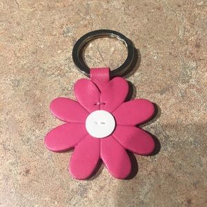 Coach flower key chain